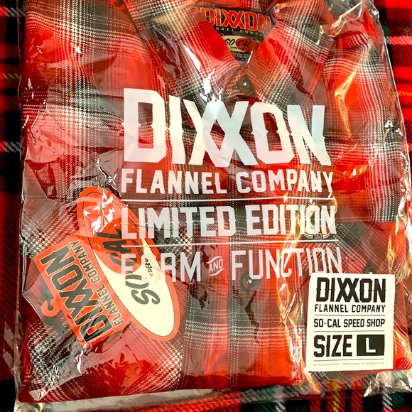 BNWT AUTHENTIC LIMITED EDITION SO CAL DIXXON FLANNEL - Picture 2 of 3